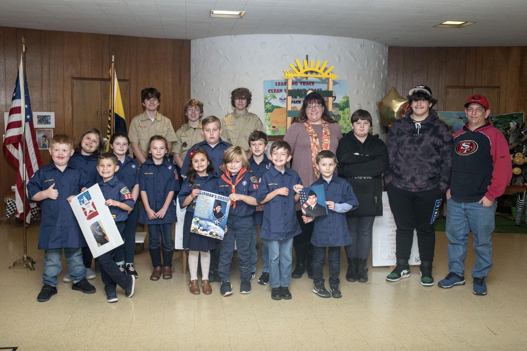 Scouts honor service members